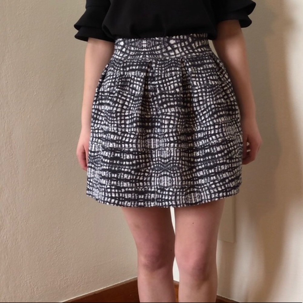 Patterned Cupcake Mini Skirt
